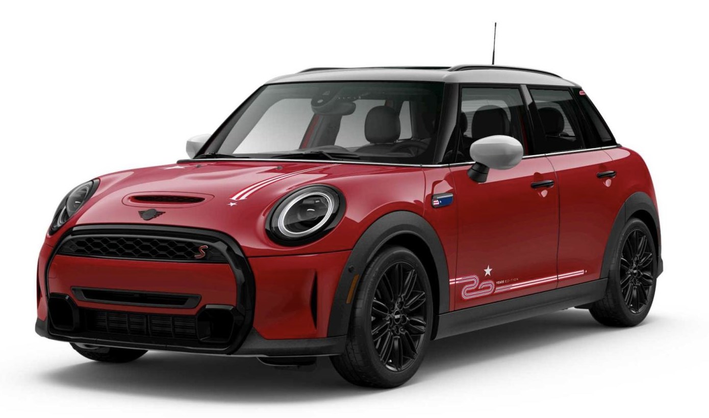 為慶祝在美銷售20週年,2023款mini cooper s hardtop 4 door 20 years